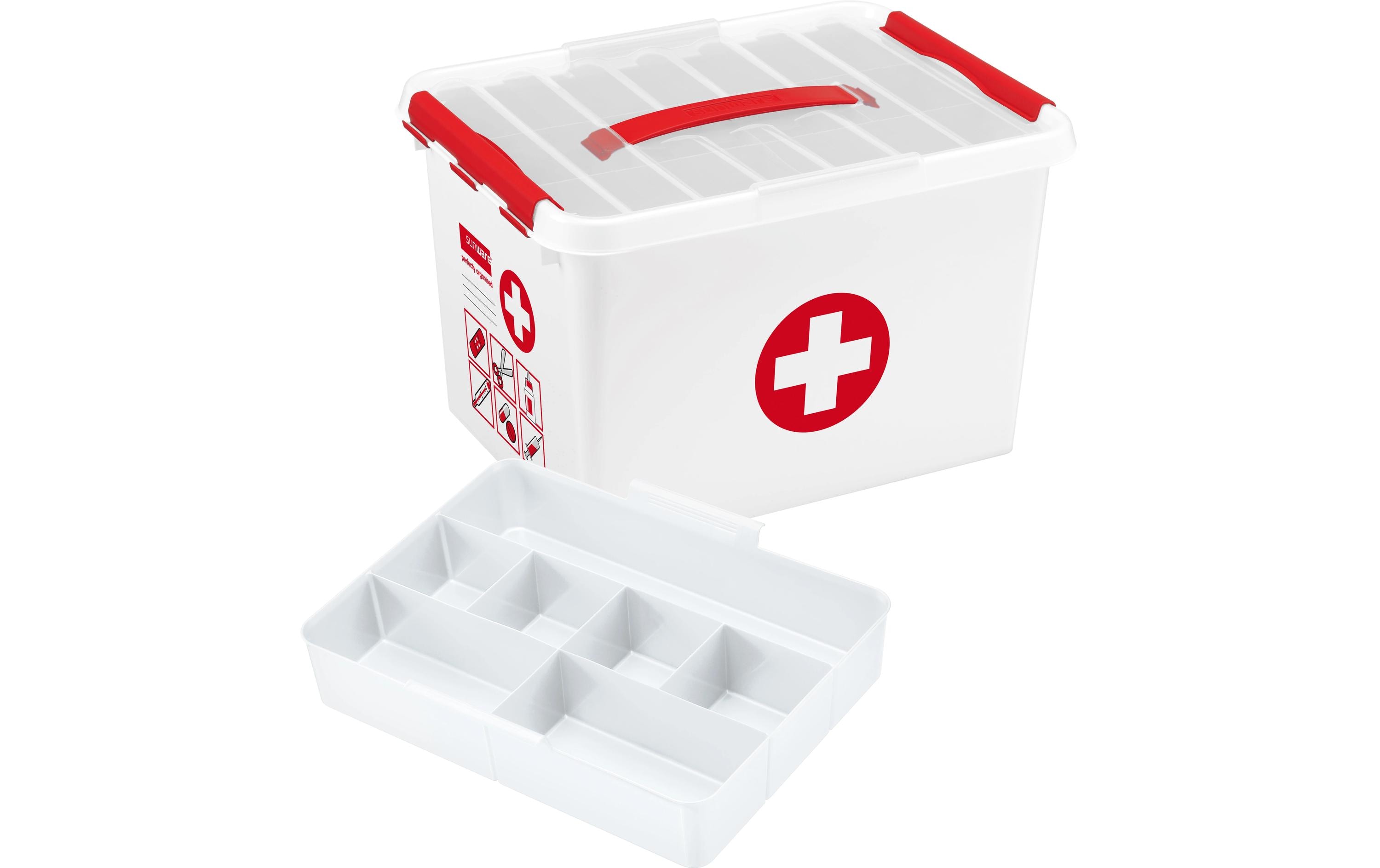 Sigma Home Erste Hilfe Box 22 l Weiss Sigma Home Erste Hilfe Box 22 l Weiss