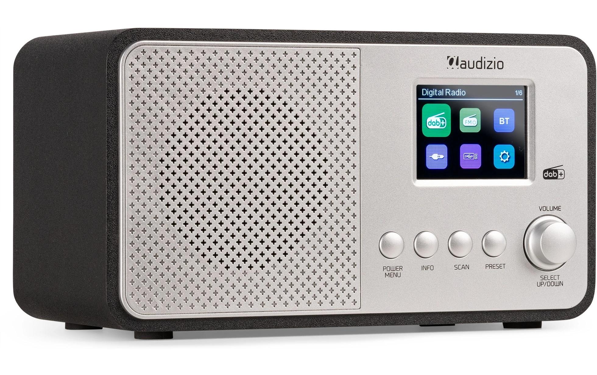 Audizio DAB+ Radio Avio Silber