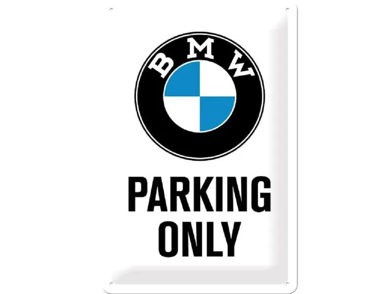 Nostalgic Art Schild BMW Parking Only 20 x 30 cm, Metall Nostalgic Art Schild BMW Parking Only 20 x 30 cm, Metall