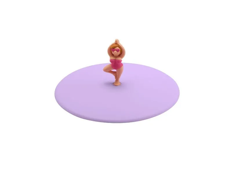 Lurch Glasabdeckung Mein Deckel – Beach Girls Yolanda Yoga