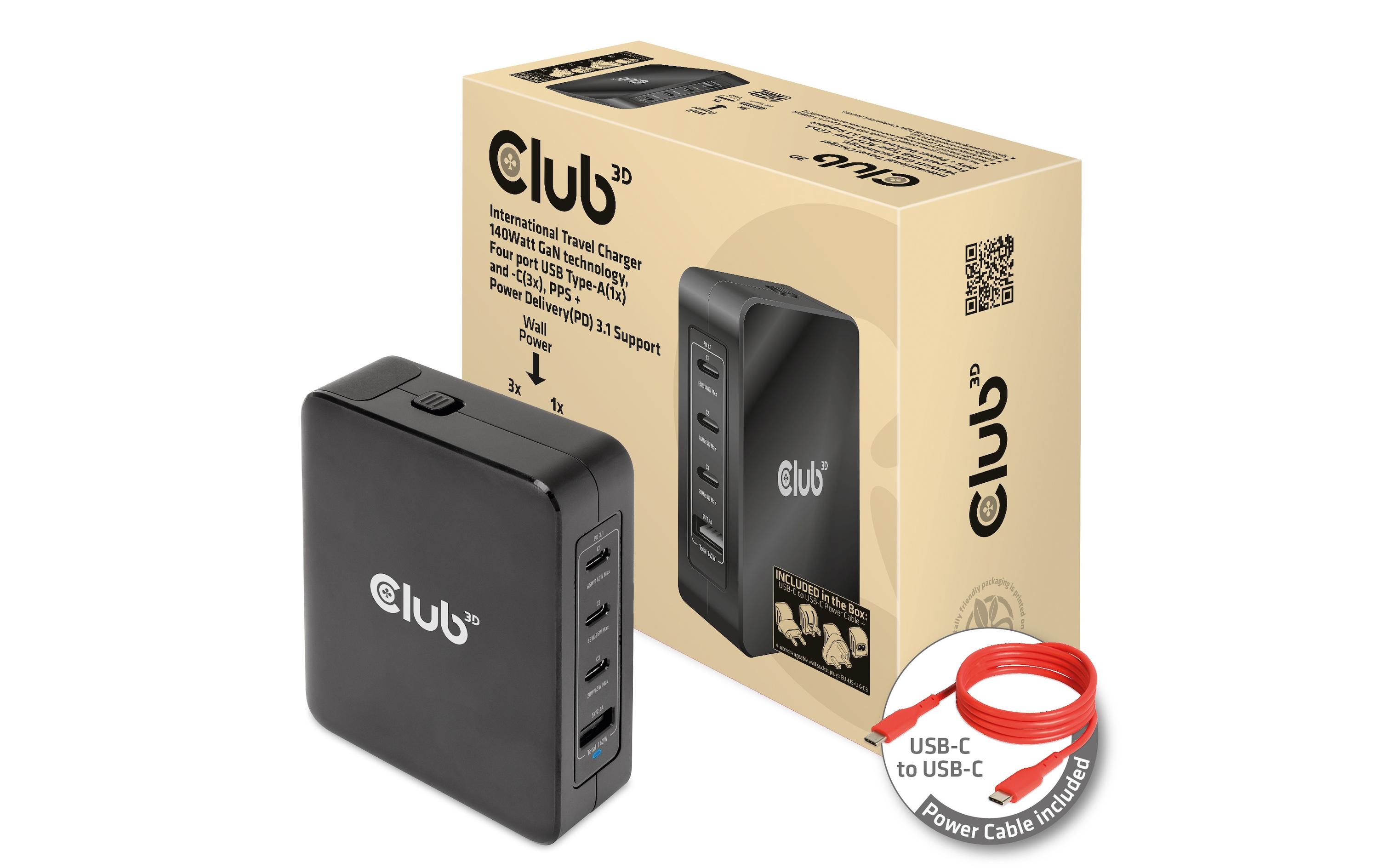 Club 3D USB-Wandladegerät CAC-1917