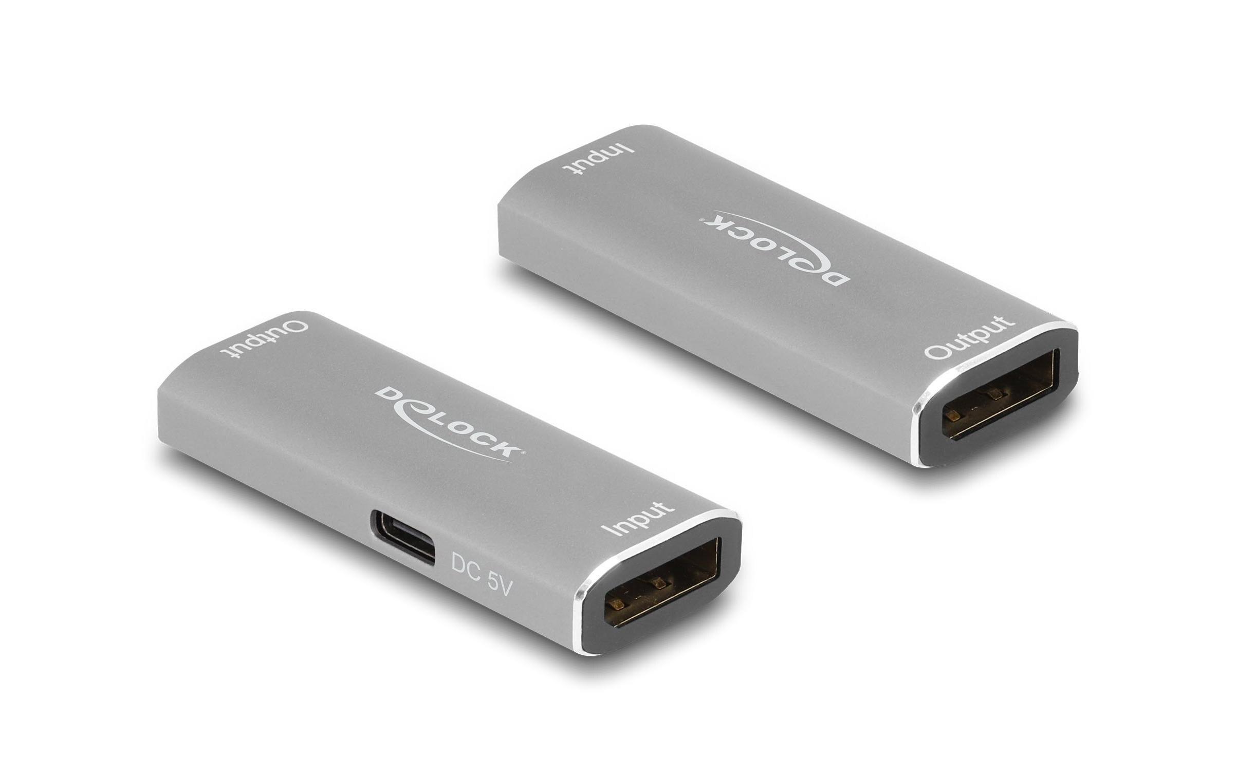 Delock Repeater DisplayPort 8K 30 Hz Delock Repeater DisplayPort 8K 30 Hz