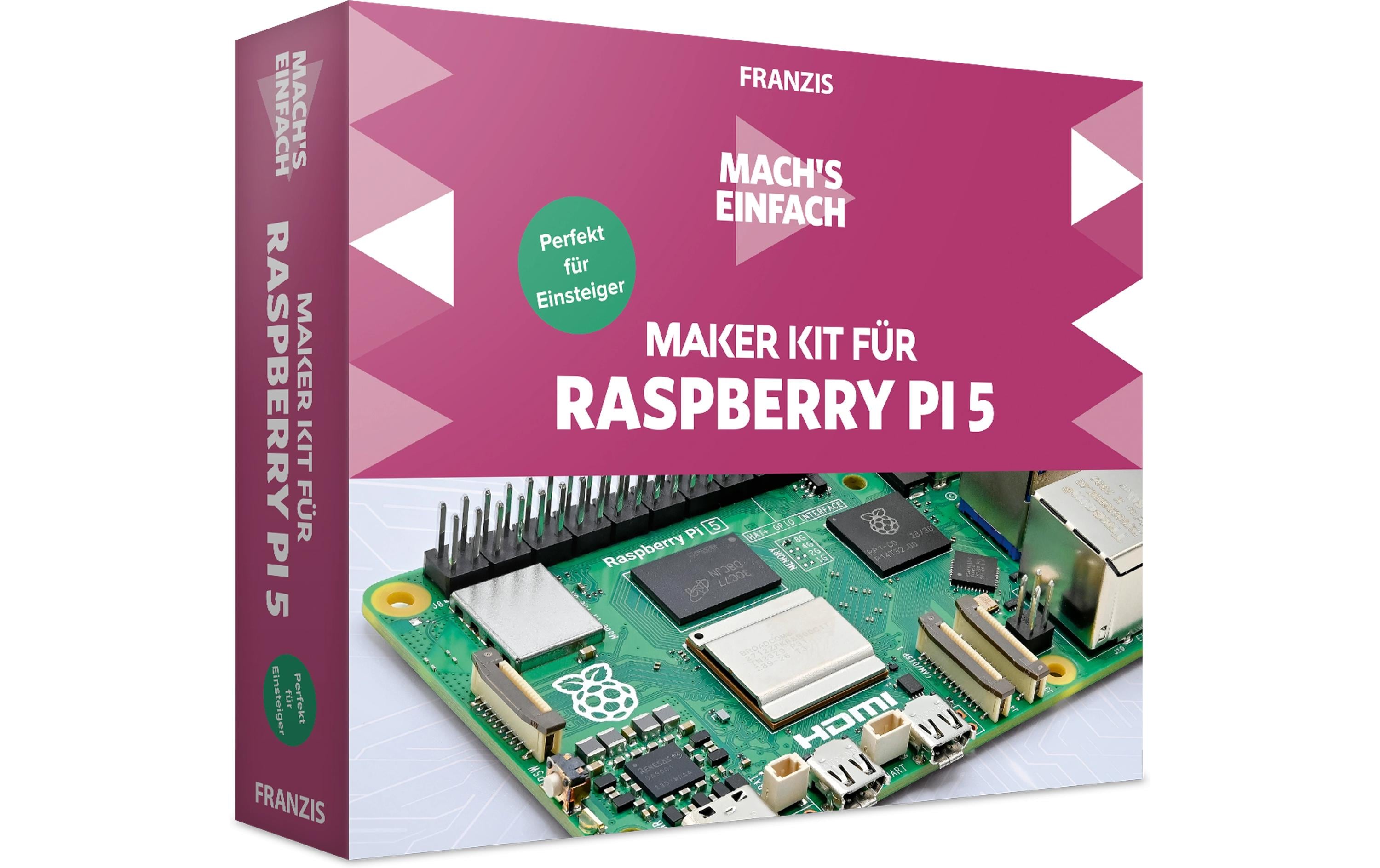 Franzis Maker Kit für Raspberry Pi 5 Deutsch Franzis Maker Kit für Raspberry Pi 5 Deutsch