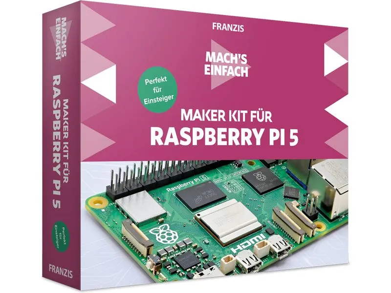 Franzis Maker Kit für Raspberry Pi 5 Deutsch Franzis Maker Kit für Raspberry Pi 5 Deutsch