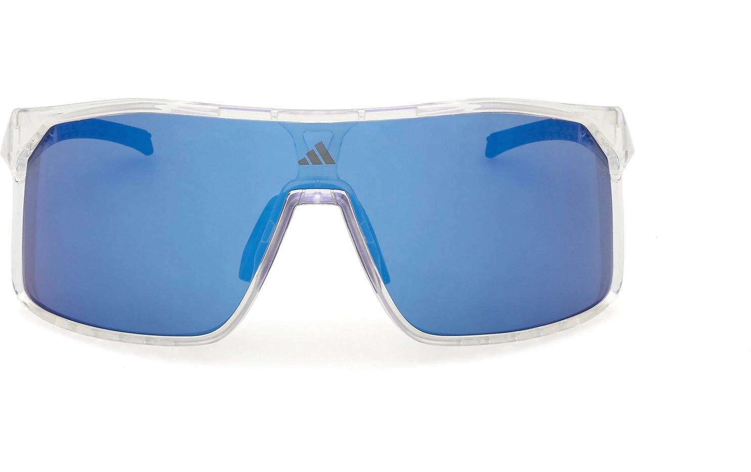 adidas Alkator SP0124 Transparent, Lens blue mirror