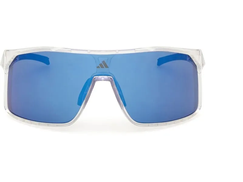 adidas Alkator SP0124 Transparent, Lens blue mirror