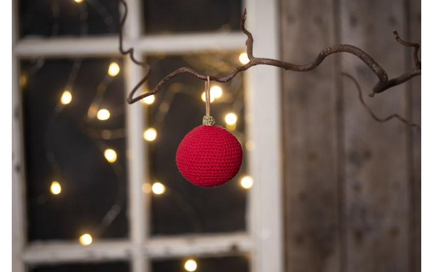 Creativ Company Bastelset Weihnachtskugeln Häkeln