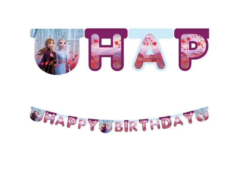 Amscan Girlande Disney Frozen II 2.2 m, Papier Amscan Girlande Disney Frozen II 2.2 m, Papier