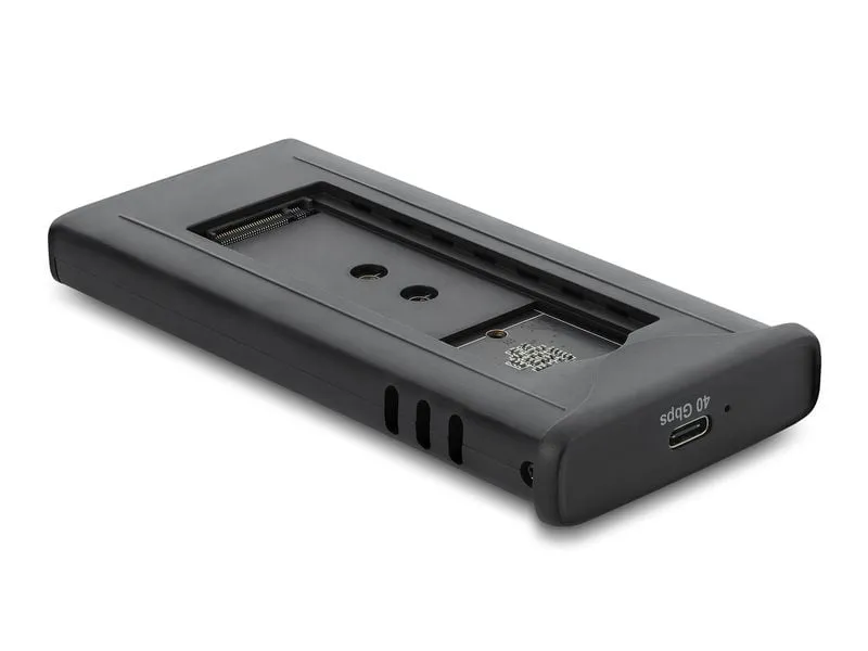 Delock M.2 NVMe PCIe SSD Gehäuse USB Type-C, 40 Gbps, m.Lüfter Delock M.2 NVMe PCIe SSD Gehäuse USB Type-C, 40 Gbps, m.Lüfter