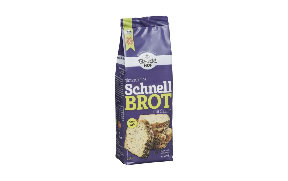 Bauck Mühle Bio Schnellbrot 500 g Bauck Mühle Bio Schnellbrot 500 g
