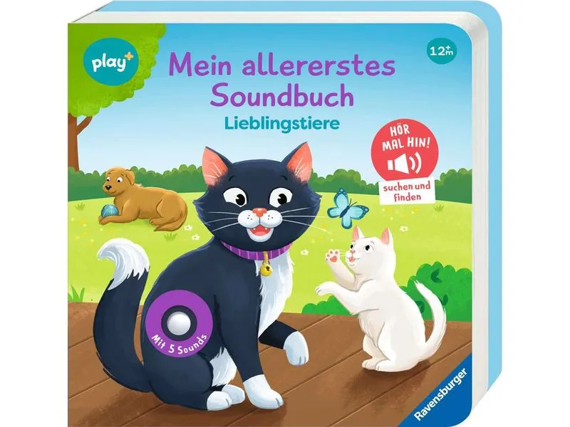 play+ Mein allererstes Soundbuch Lieblingstiere