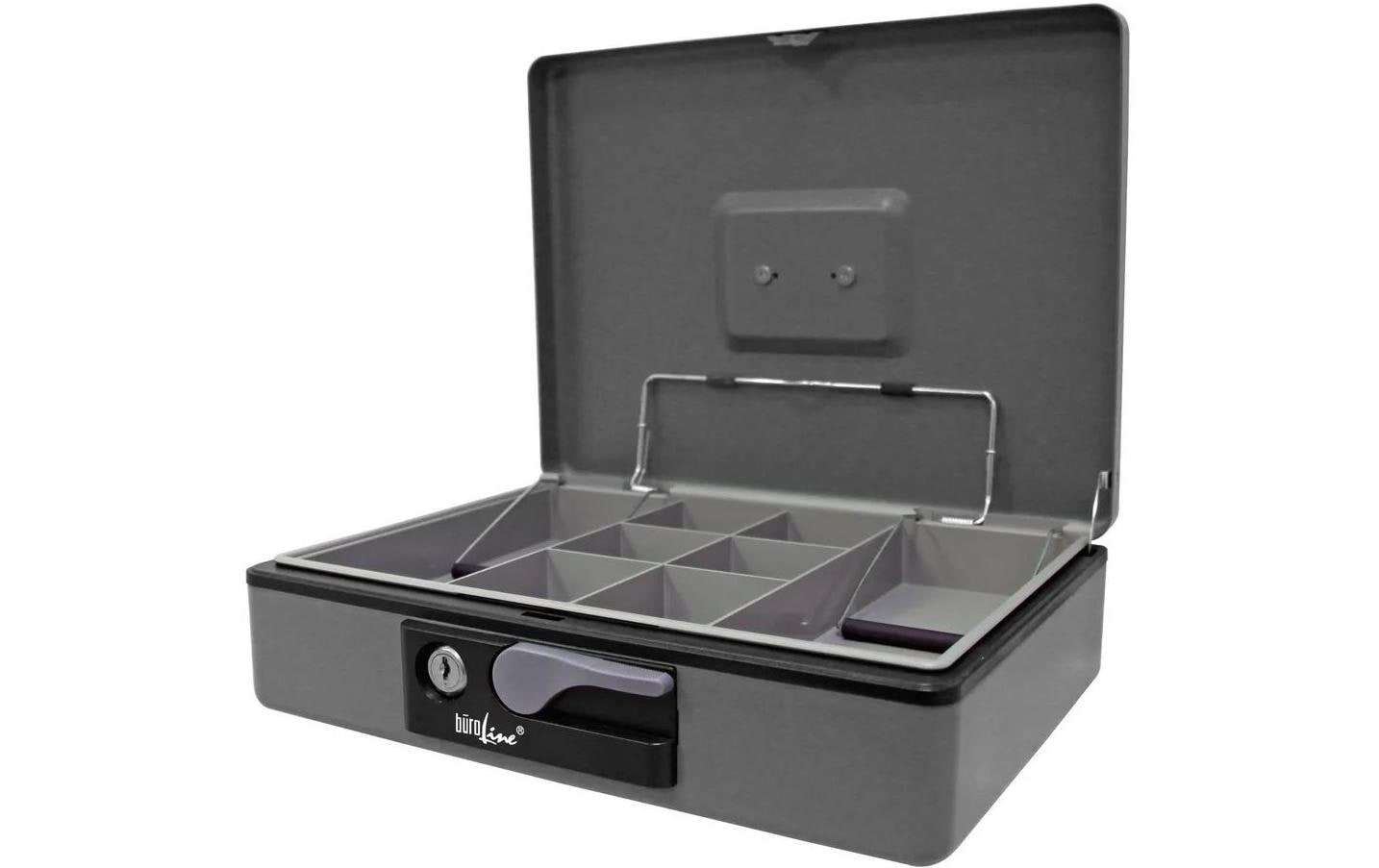 Büroline Geldkassette 30 x 8 x 23 cm Grau Büroline Geldkassette 30 x 8 x 23 cm Grau