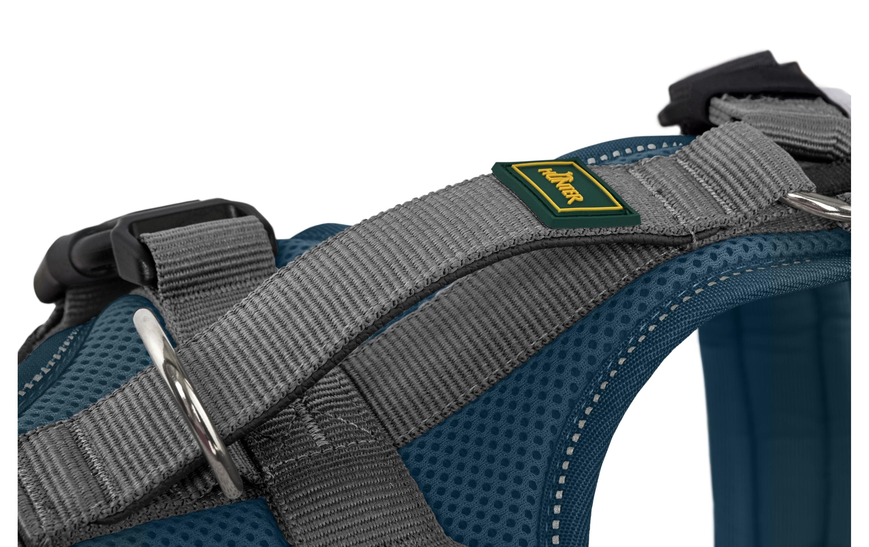 Hunter Geschirr Maldon UP L petrol/grau