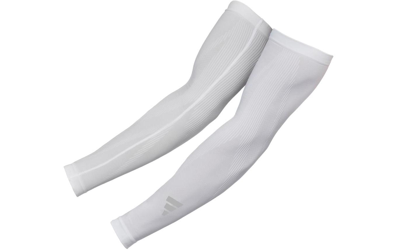 adidas Compression Arm Sleeves Weiss, L-XL