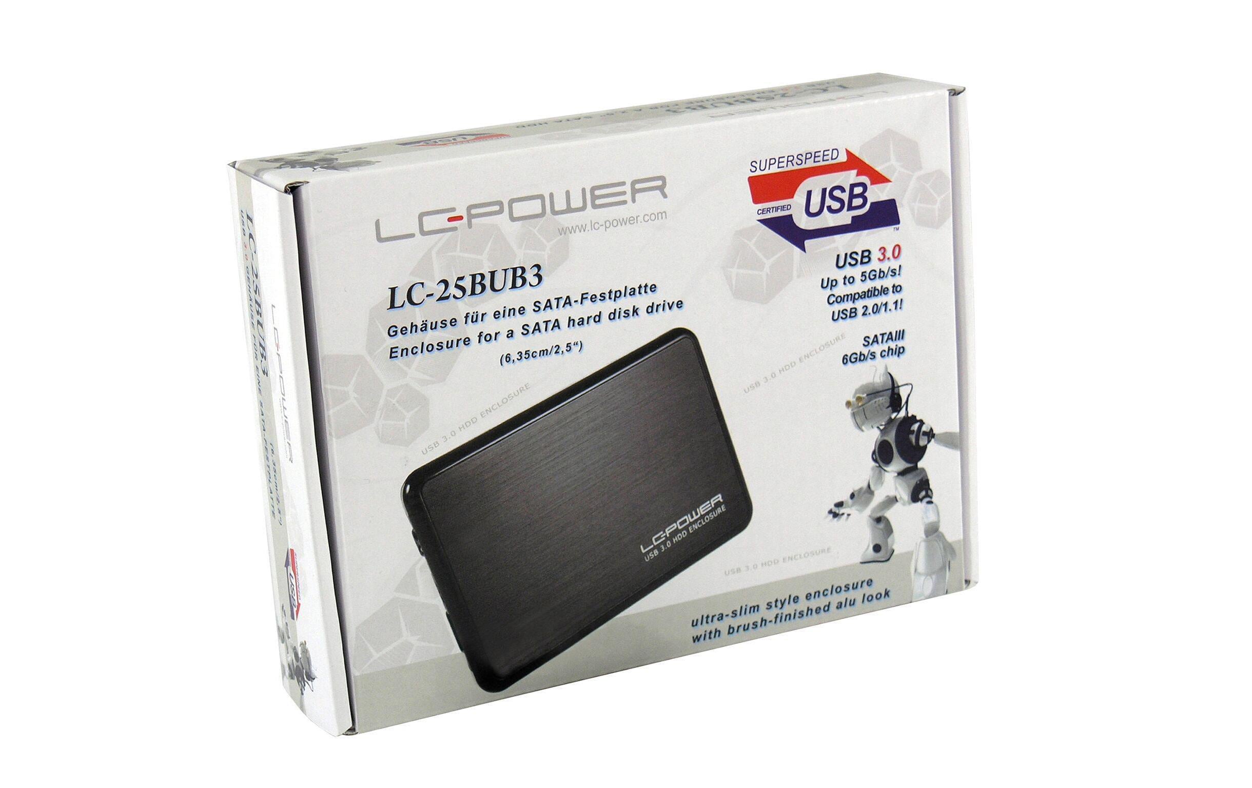 LC-Power Externes Gehäuse LC-25BUB3 2.5 LC-Power Externes Gehäuse LC-25BUB3 2.5