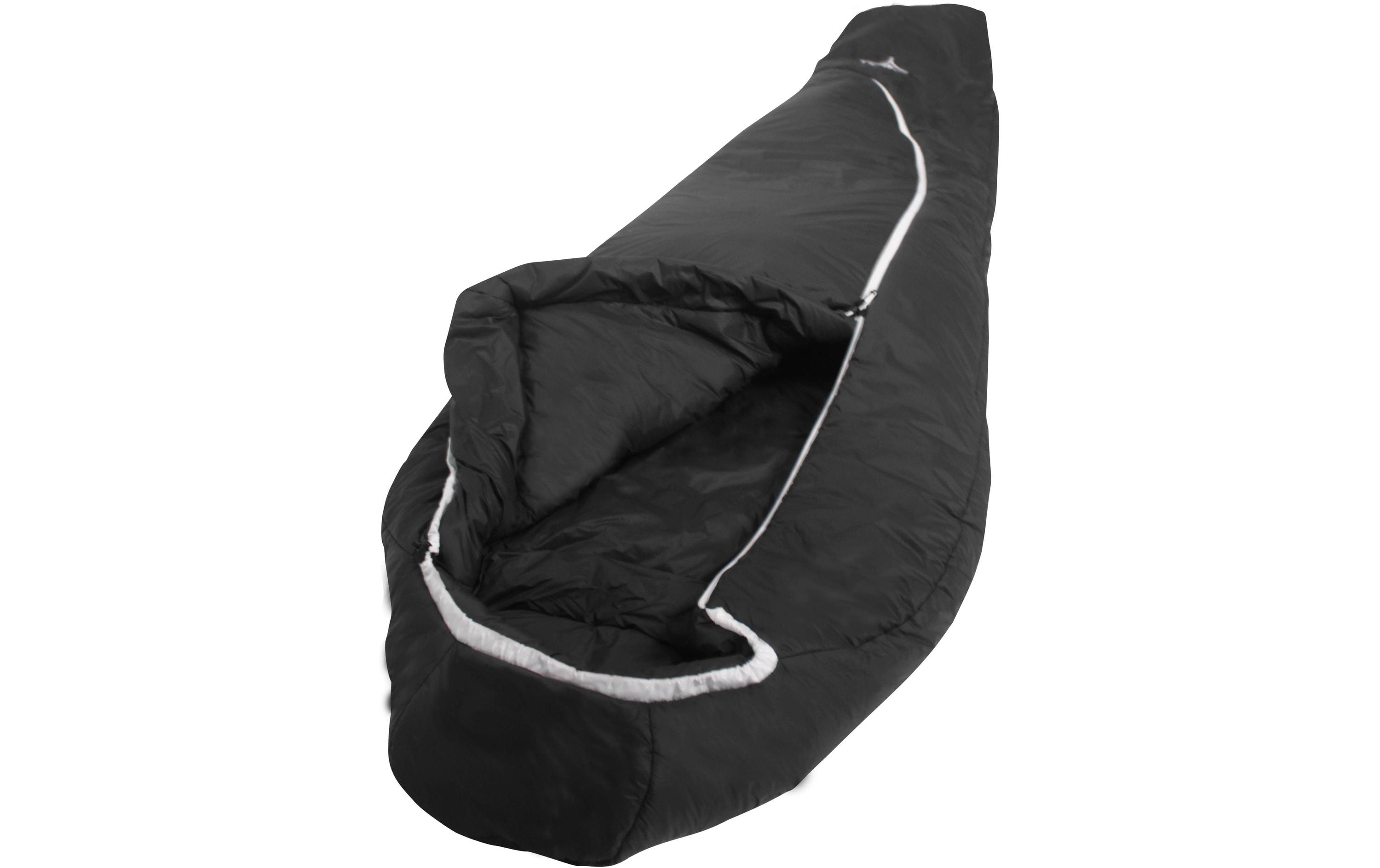 Grüezi Bag Schlafsack Synpod Fusion Zero 185 Nylon, Dark Asphalt