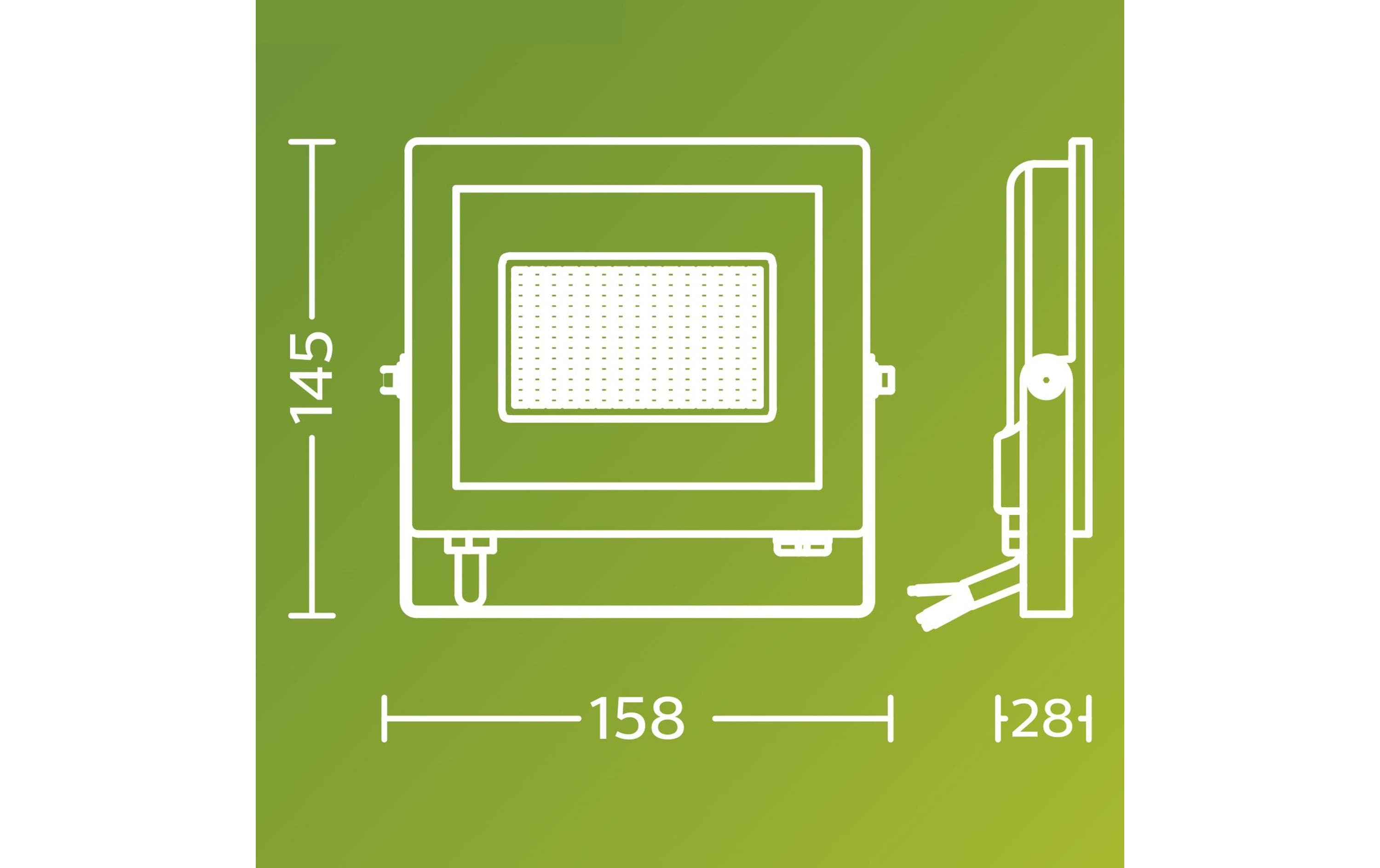 Philips Lois Ultra-Efficient-Flutlicht UE 14W 3000 K IP65 14 W