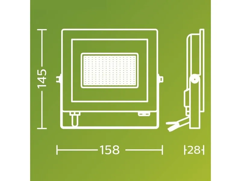 Philips Lois Ultra-Efficient-Flutlicht UE 14W 3000 K IP65 14 W Philips Lois Ultra-Efficient-Flutlicht UE 14W 3000 K IP65 14 W