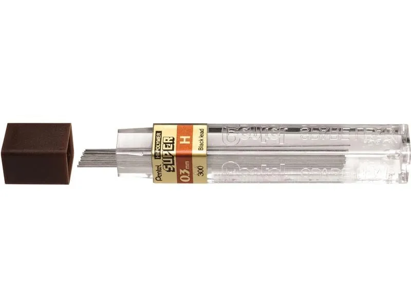 pentel Schreibmine Hi-Polymer Super 0.3 mm, H pentel Schreibmine Hi-Polymer Super 0.3 mm, H
