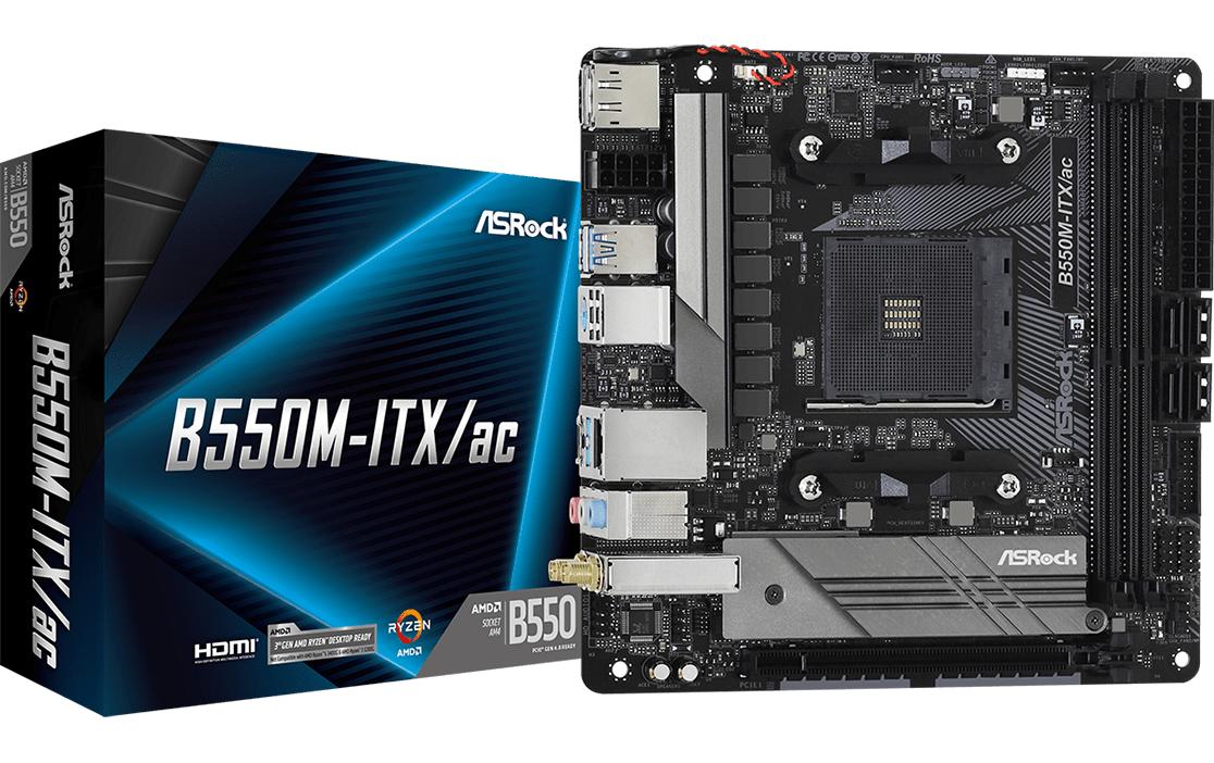 ASRock Mainboard B550M-ITX/ac ASRock Mainboard B550M-ITX/ac