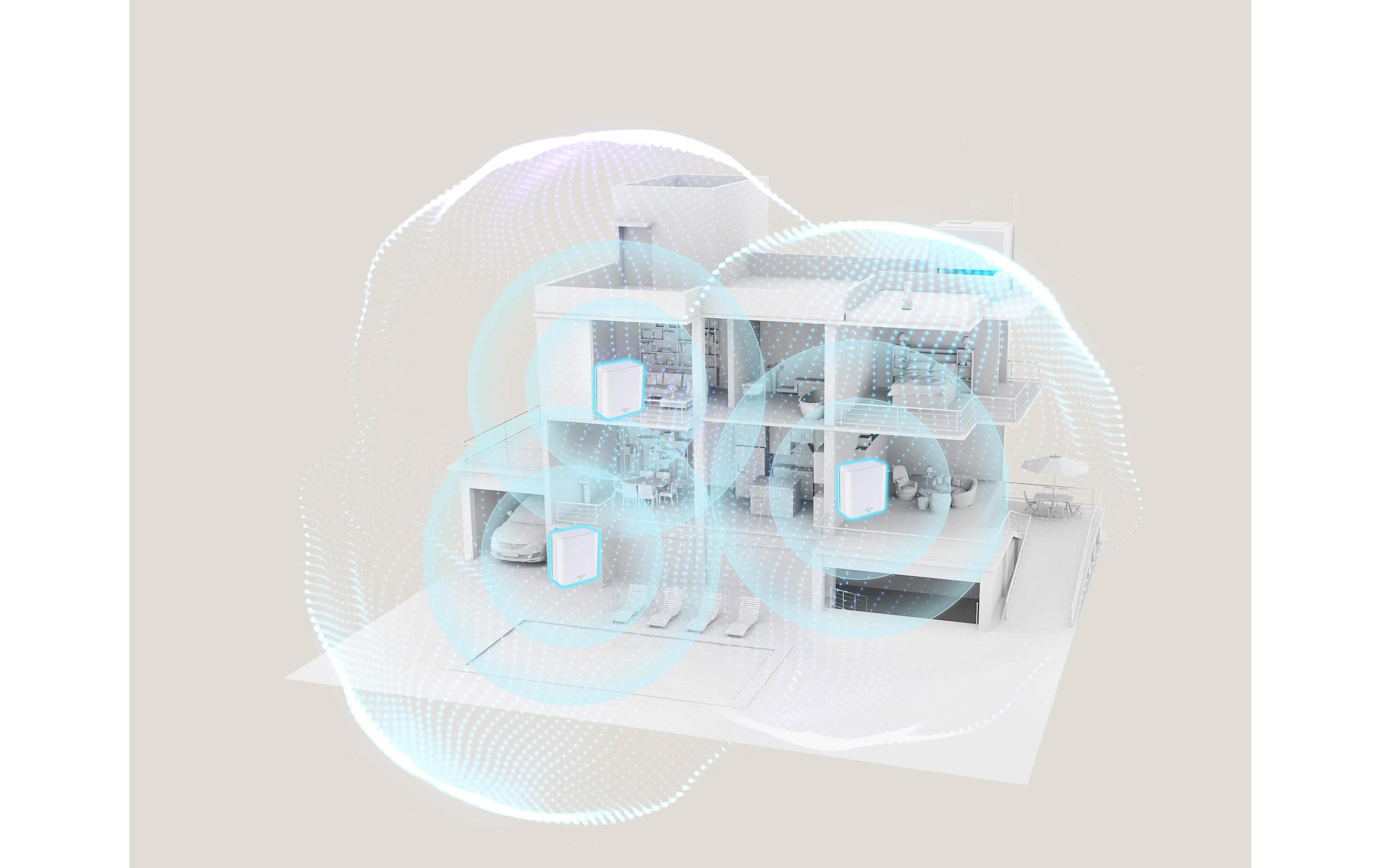 ASUS Dual-Band WiFi Router ZenWiFi BD4 3er Pack weiss ASUS Dual-Band WiFi Router ZenWiFi BD4 3er Pack weiss