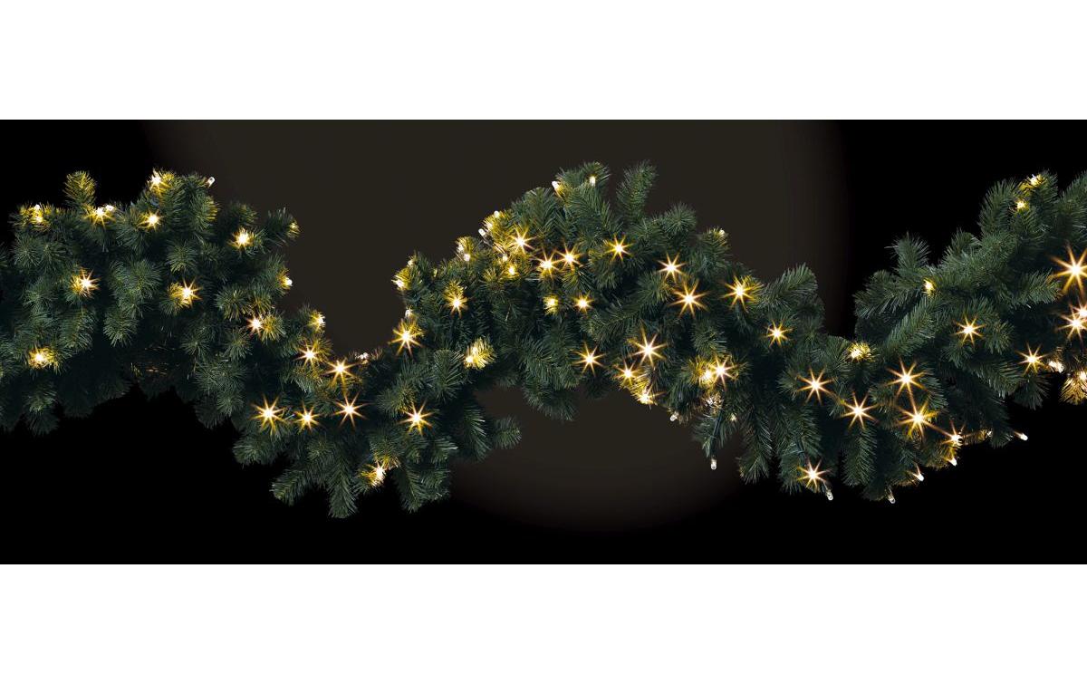 STT Girlande LED Green Garland 160, 2.7 m