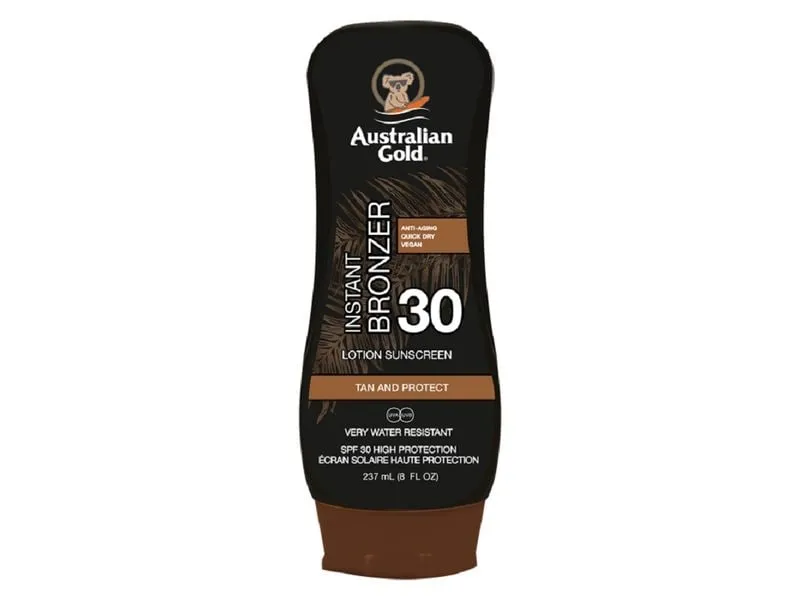 Australian Gold Sonnencreme Lotion mit Bronzer SPF 30 237 ml