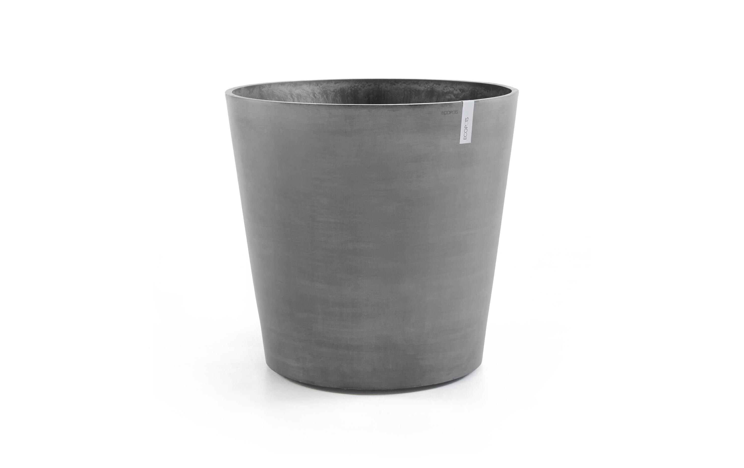 Ecopots Blumentopf Amsterdam Wheels Ø 60 cm Grey