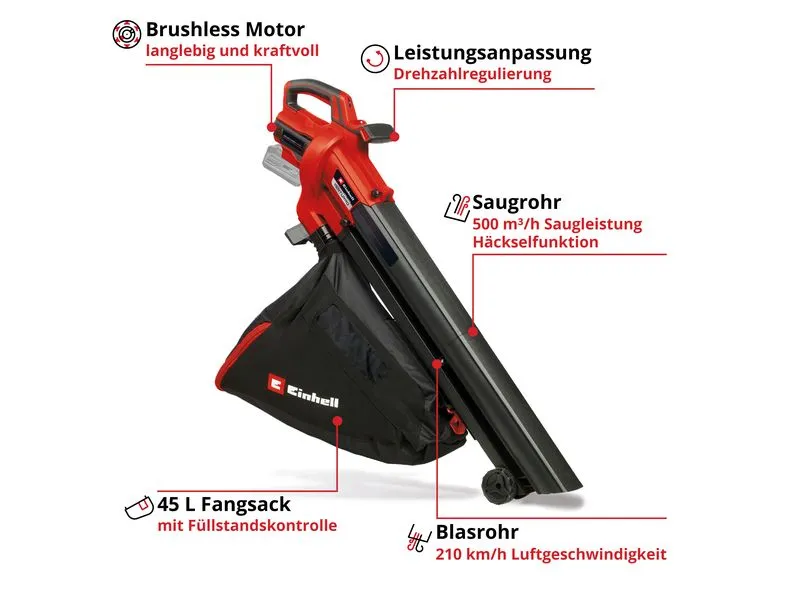 Einhell Akku-Laubsauger Venturro 18/210 Kit (1 x 4.0Ah) Einhell Akku-Laubsauger Venturro 18/210 Kit (1 x 4.0Ah)