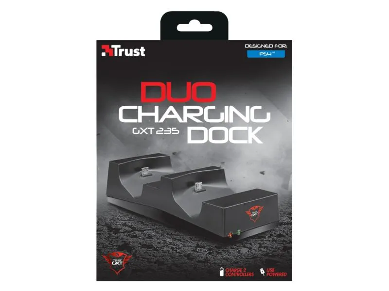 Trust Ladestation GXT 235 Duo Charging Dock für PS4 Trust Ladestation GXT 235 Duo Charging Dock für PS4