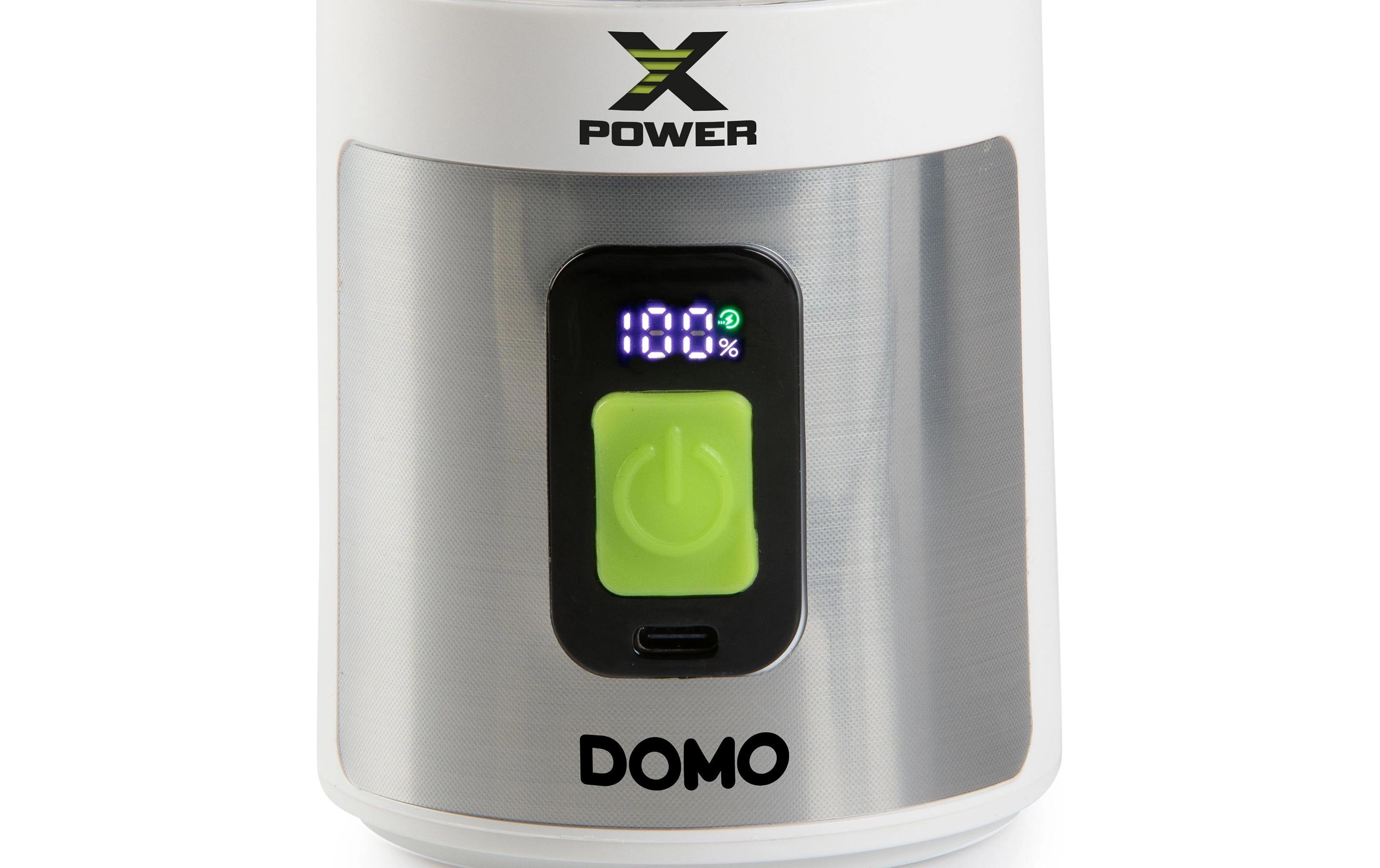 Domo Standmixer DO752BL Silber/Weiss