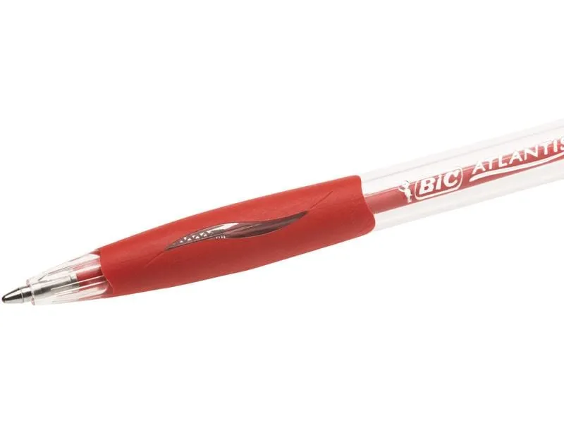 BIC Kugelschreiber Atlantis Classic 0.32 mm, Rot, 12 Stück BIC Kugelschreiber Atlantis Classic 0.32 mm, Rot, 12 Stück