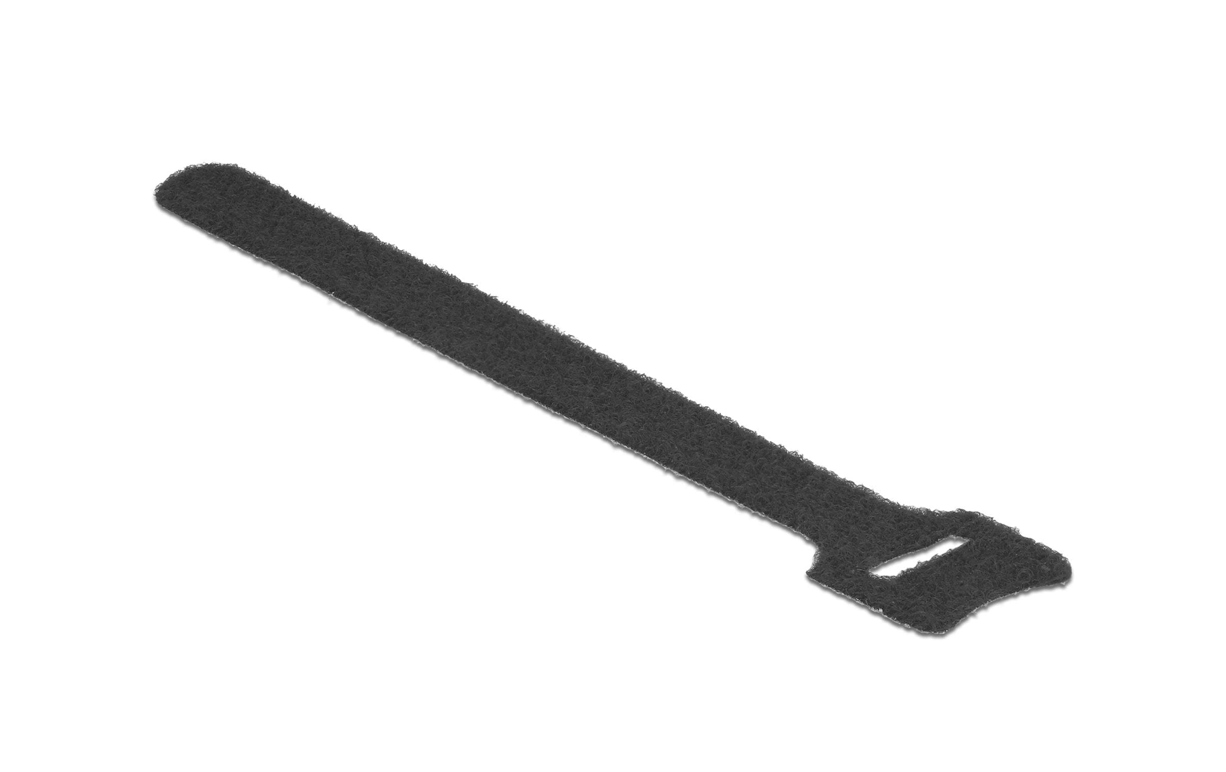 Delock Klettkabelbinder Schwarz 150 mm x 12 mm, 10 Stück