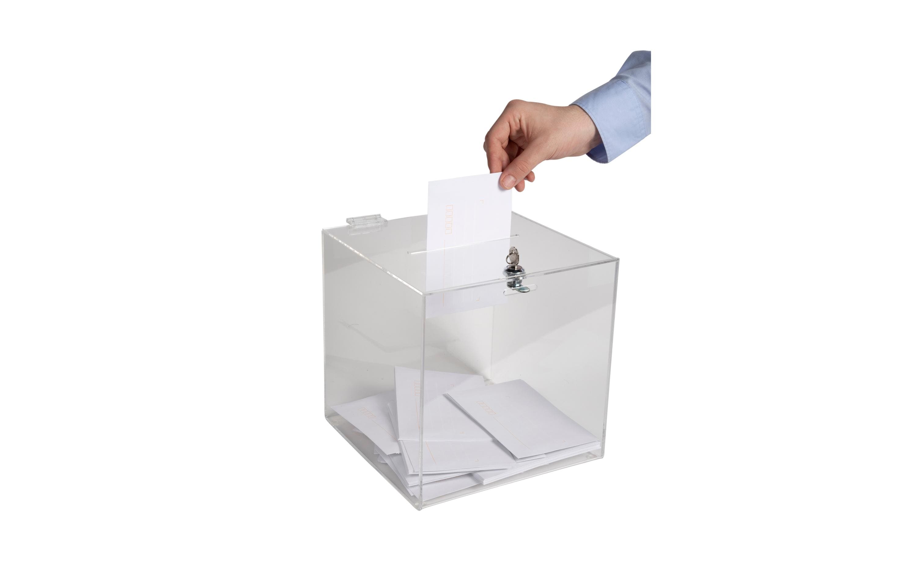 Exacompta Suggestion Box, Transparent