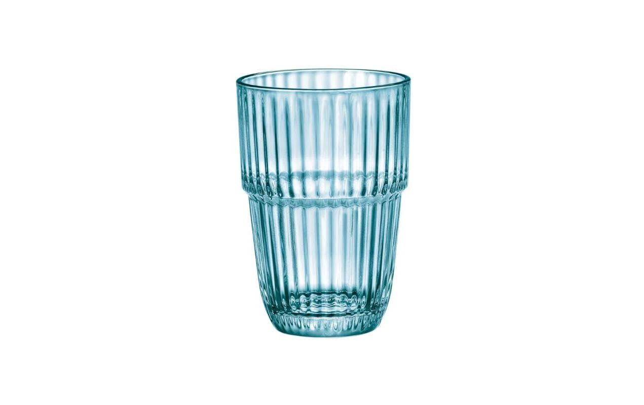 Bormioli Rocco Longdrinkglas Barshine 380 ml, 6 Stück, Eisblau