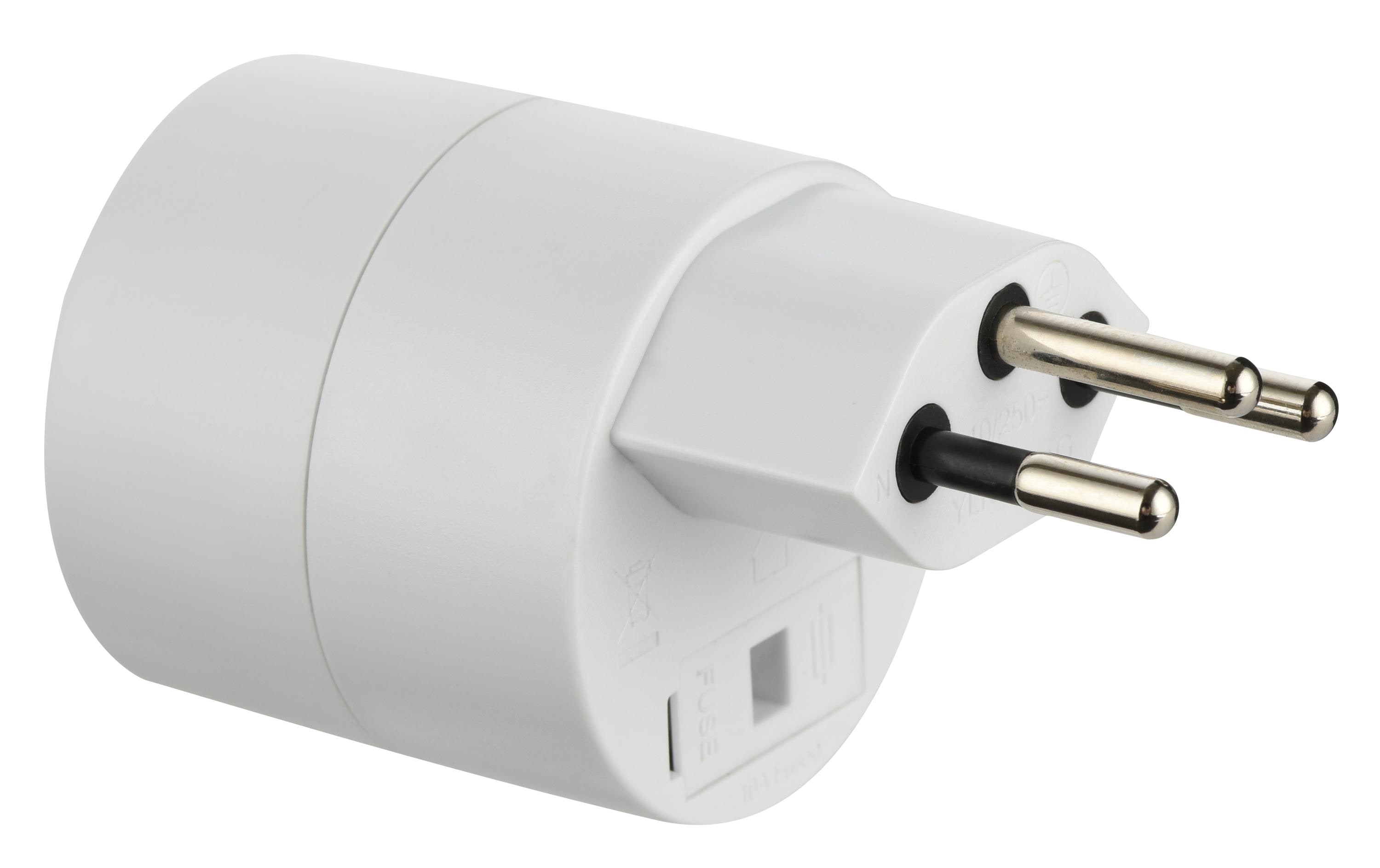 Elektromaterial Reiseadapter EU – CH