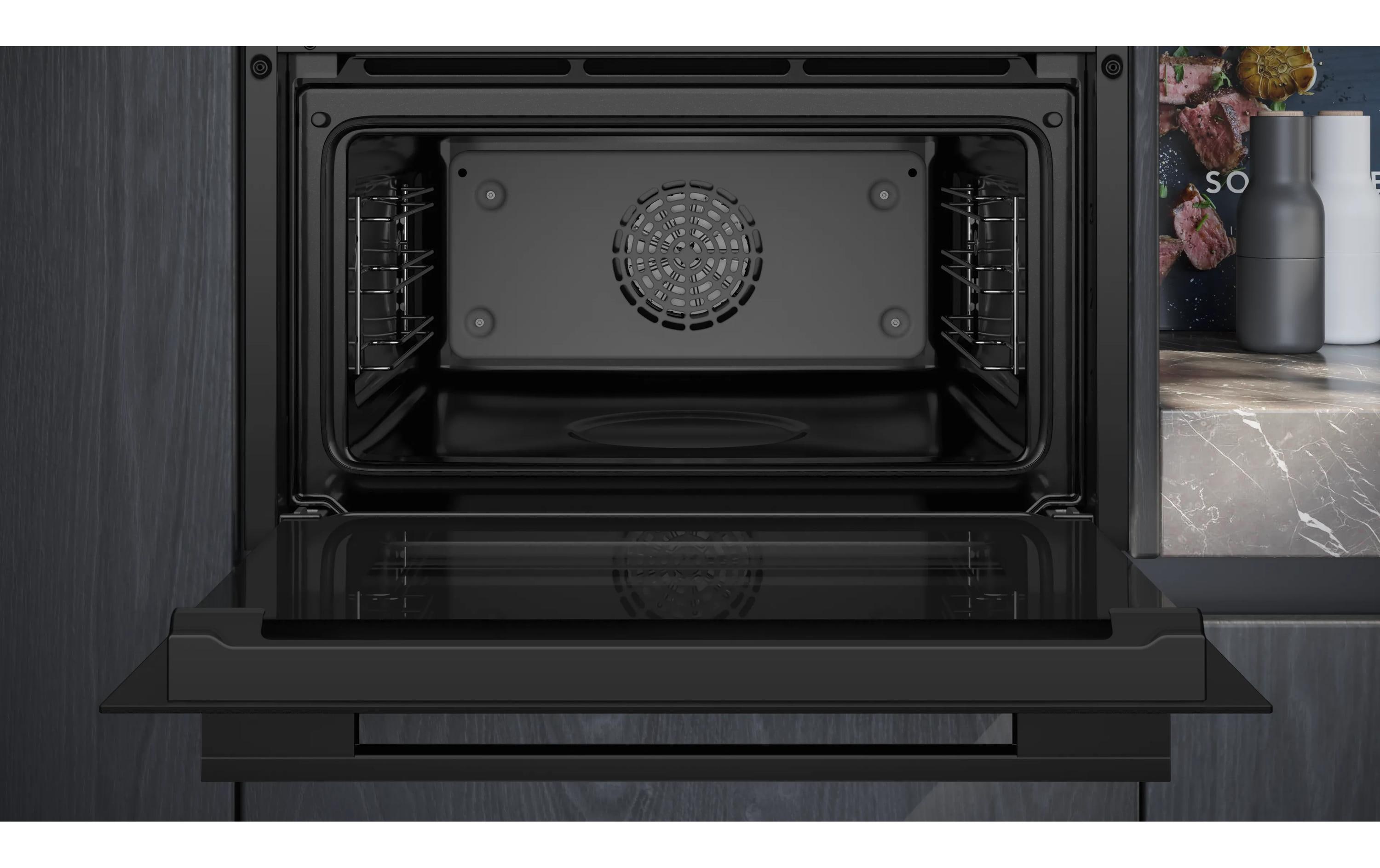 Siemens Einbaubackofen CB734G1B1 Schwarz A+