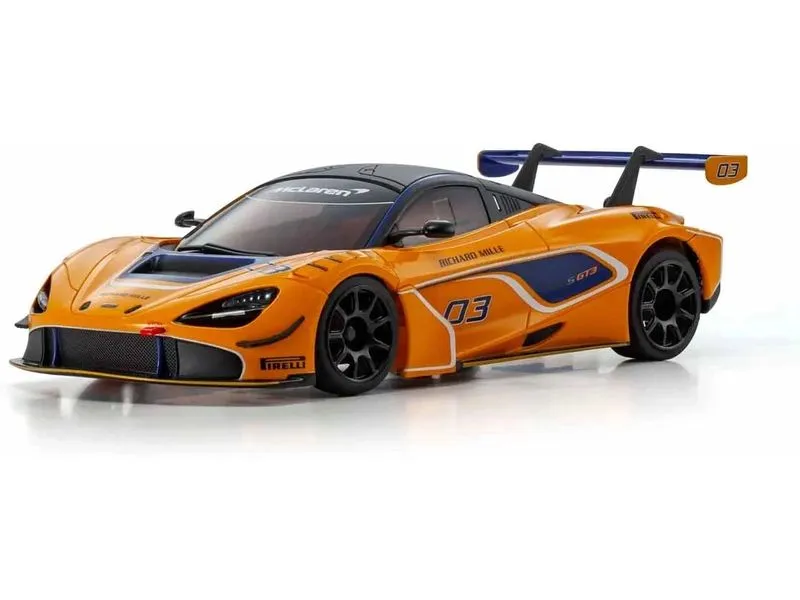 Kyosho Mini-Z Mclaren 720S GT3, Orange 1:27 Readyset Kyosho Mini-Z Mclaren 720S GT3, Orange 1:27 Readyset