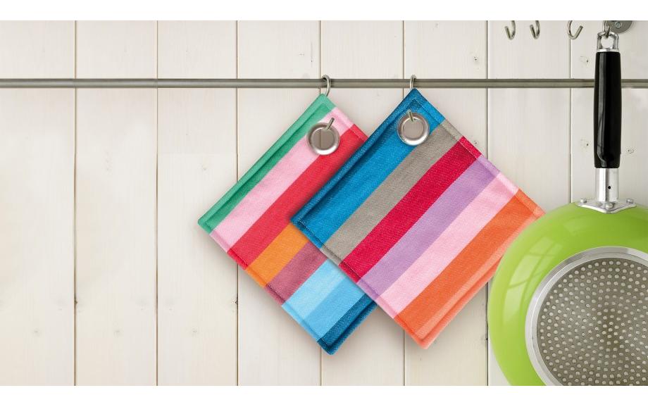 Remember Topflappen Nummer 2 Mehrfarbig