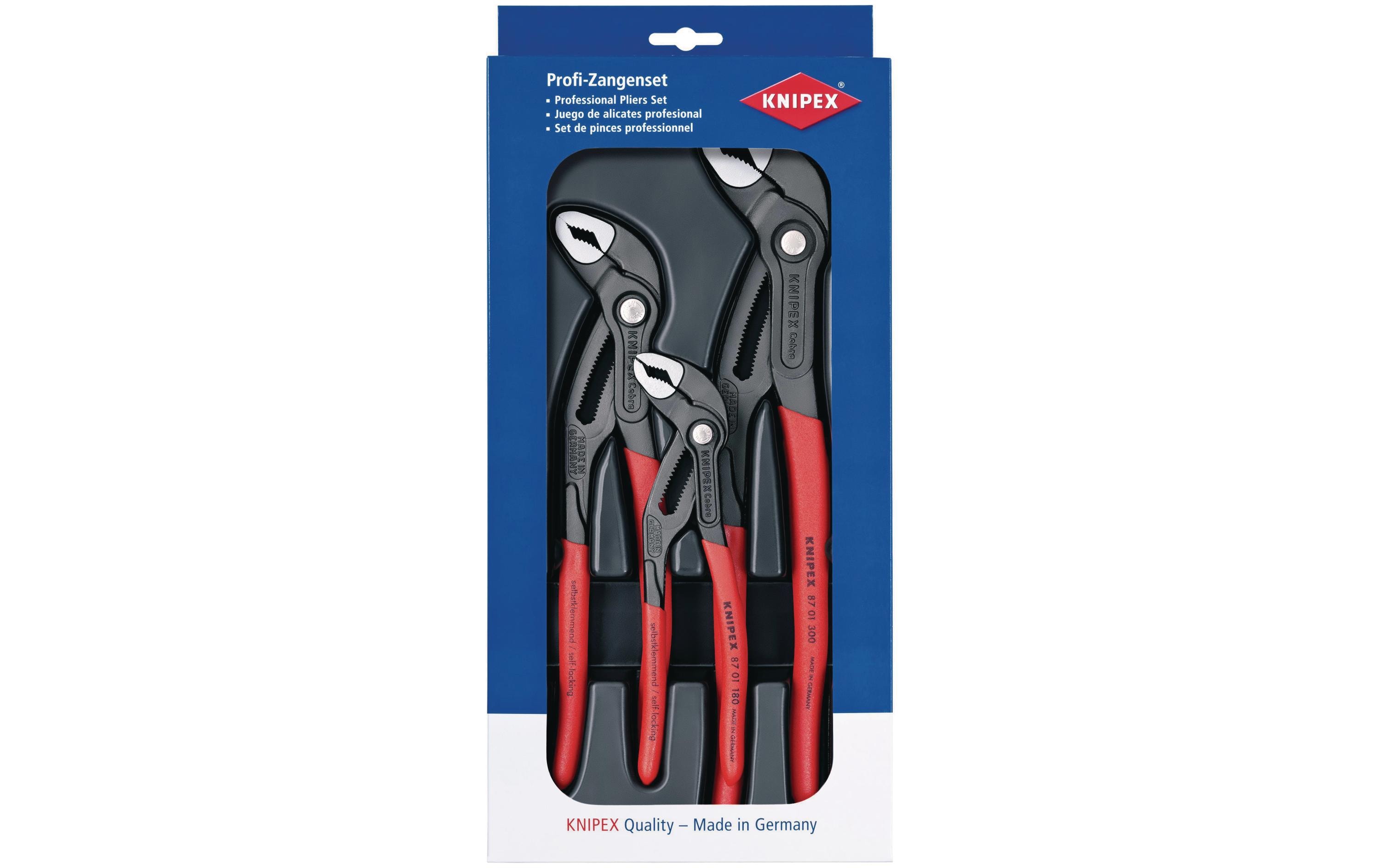 Knipex Zangen-Set Cobra 3-teilig