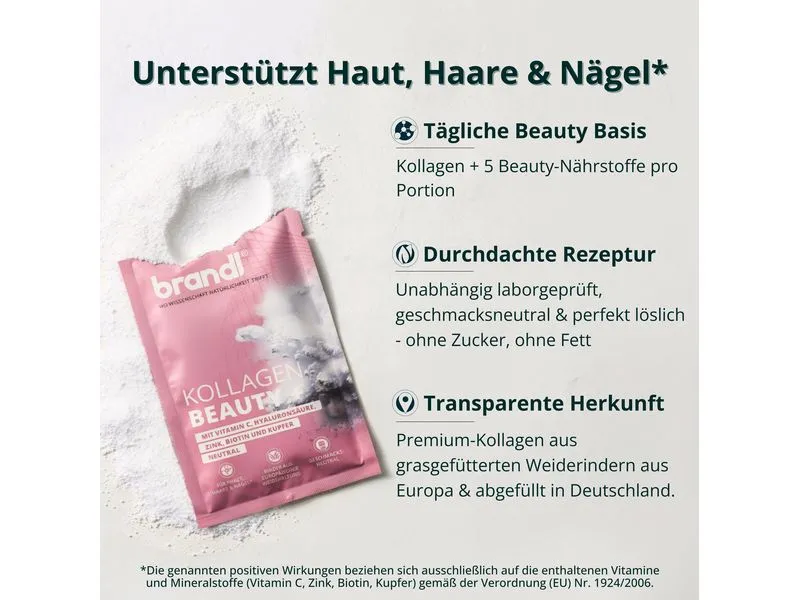 Brandl-Nutrition Kollagen Beauty + Sachet 375g