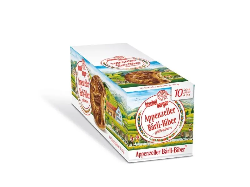 Bischofberger Gebäck Appenzeller Bärli – Biber 10 x 75 g Bischofberger Gebäck Appenzeller Bärli – Biber 10 x 75 g