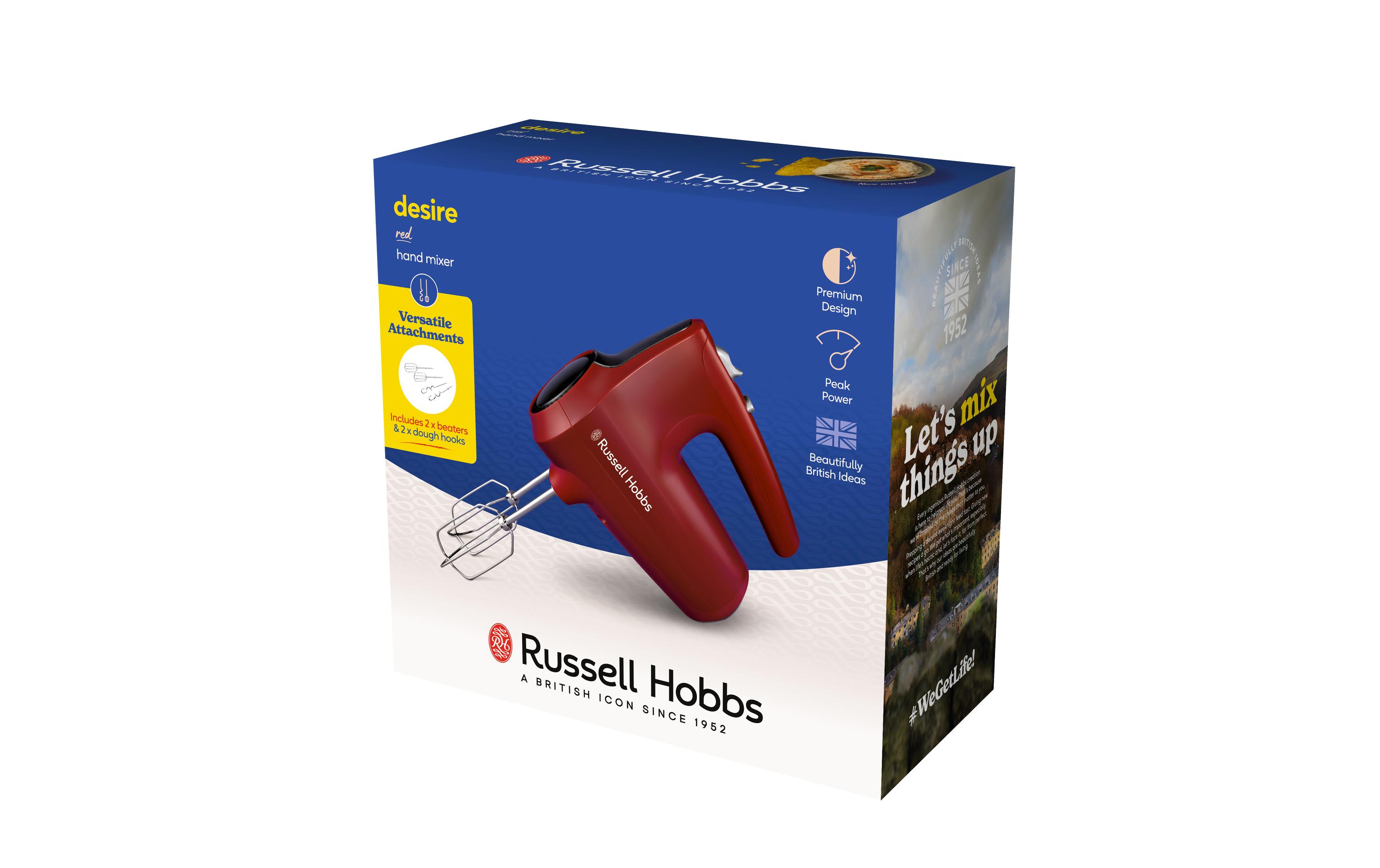 Russell Hobbs Handmixer Desire Rot