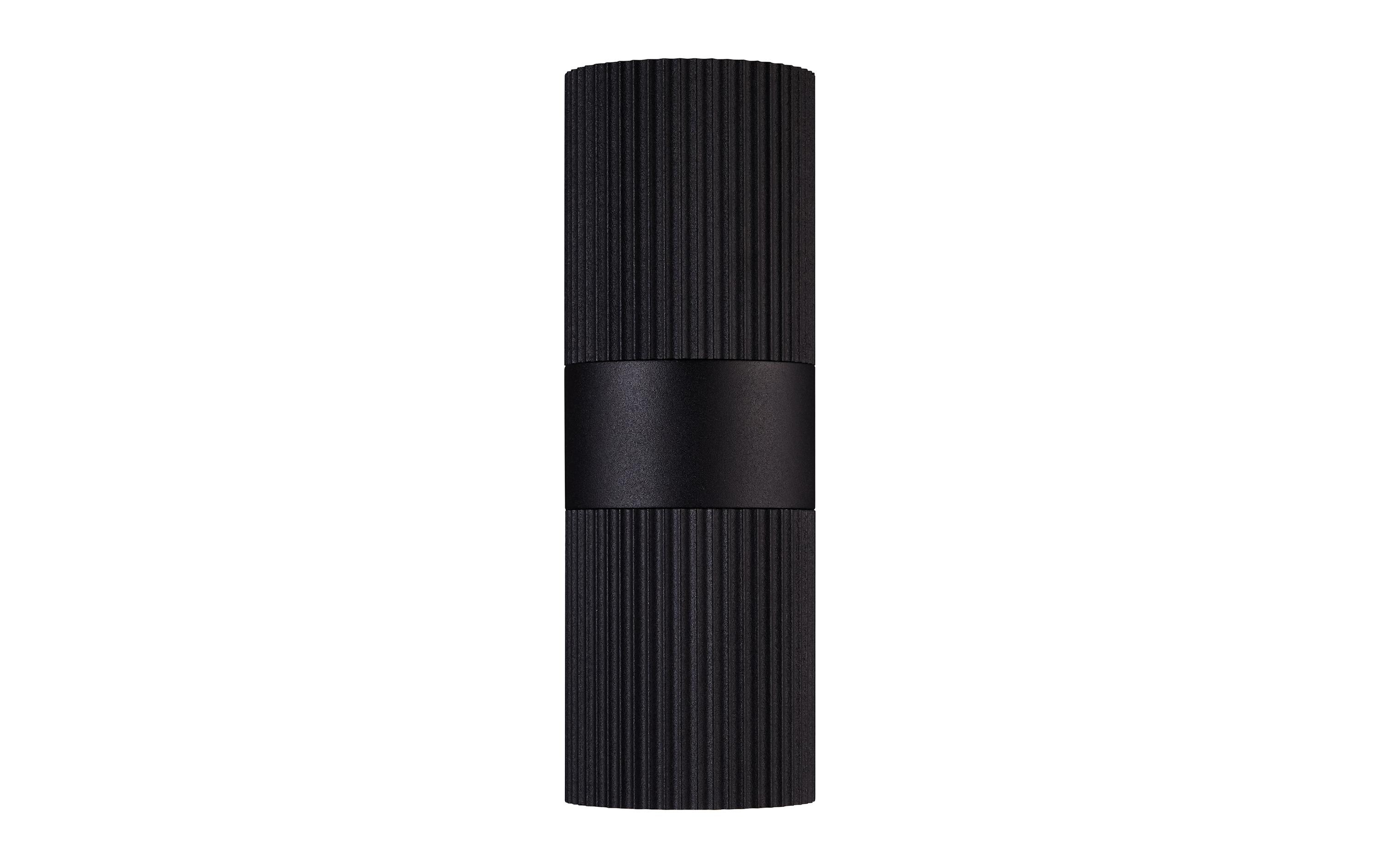 Nordlux Wandleuchte Kyklop Ripple GU10, IP54, 230 V, Schwarz