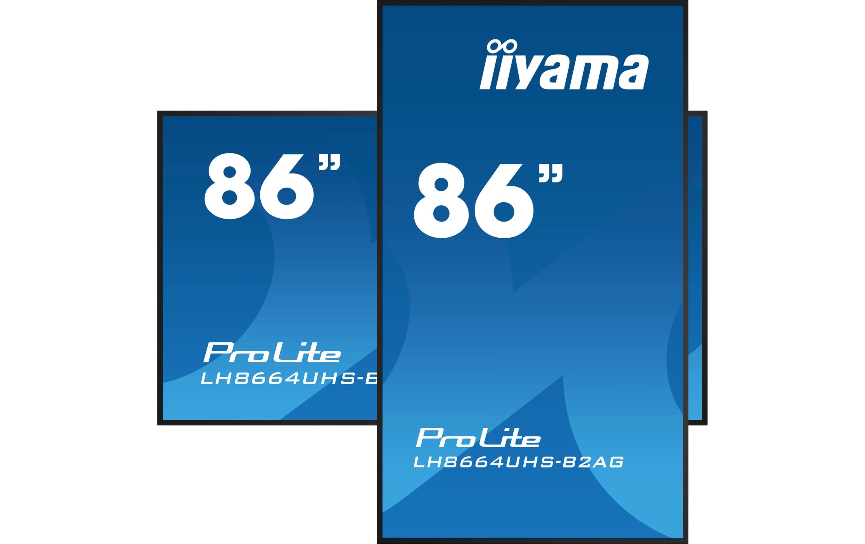 iiyama Public Display ProLite LH8664UHS-B2AG 86