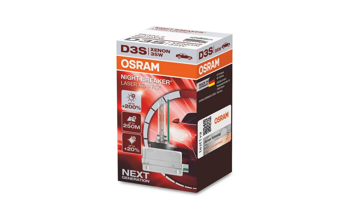 OSRAM D3S XENARC NIGHT BREAKER LASER D3S PKW 35 W OSRAM D3S XENARC NIGHT BREAKER LASER D3S PKW 35 W