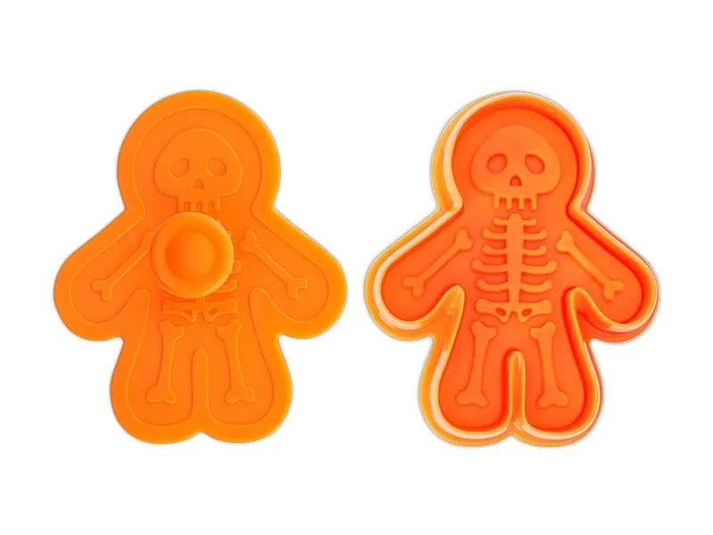 Städter Präge-Ausstecher Skelett 4.3 x 7 cm, Orange Städter Präge-Ausstecher Skelett 4.3 x 7 cm, Orange