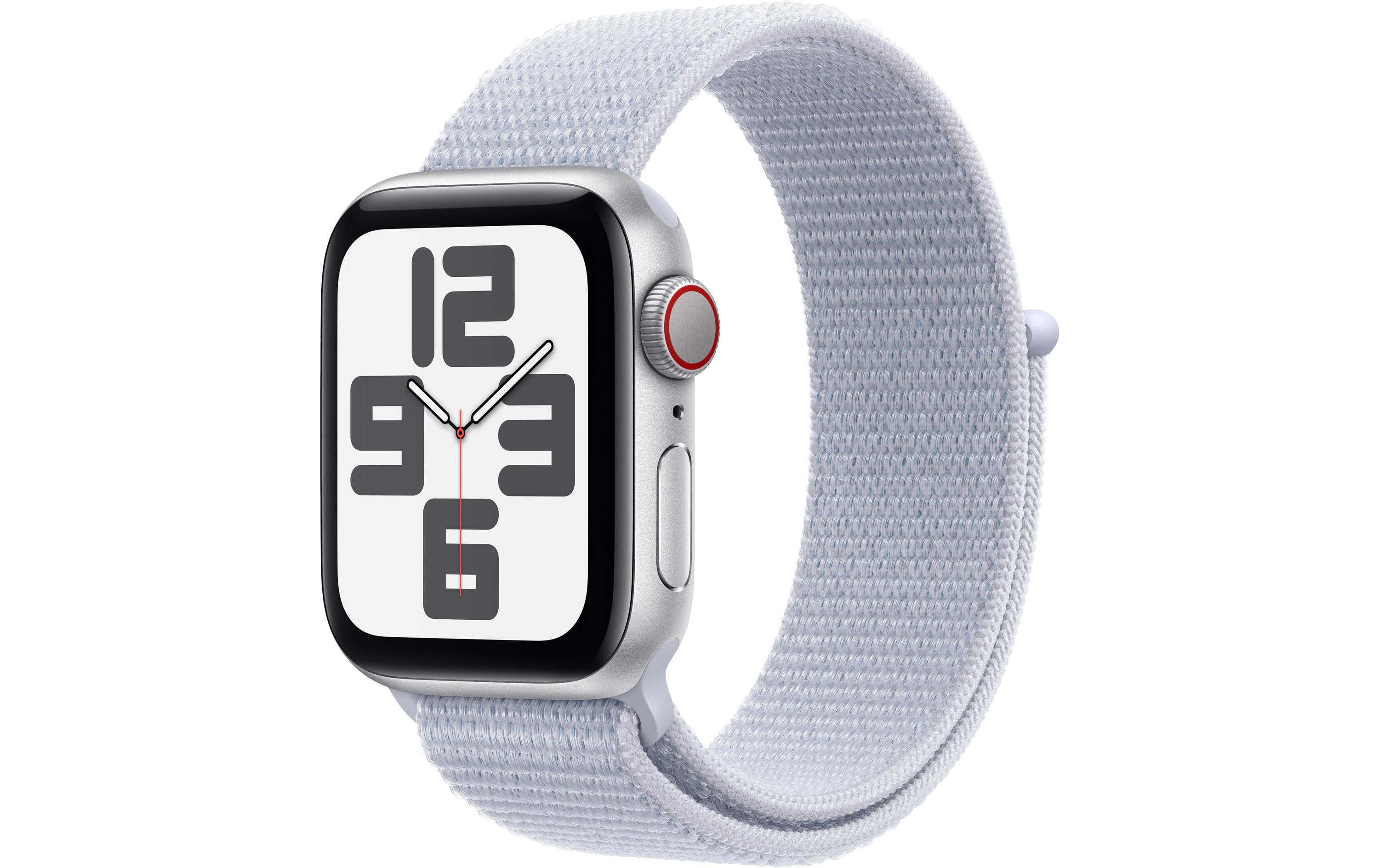 Apple Watch SE 2024 40 mm LTE Silver Blue Cloud Sport Loop Apple Watch SE 2024 40 mm LTE Silver Blue Cloud Sport Loop