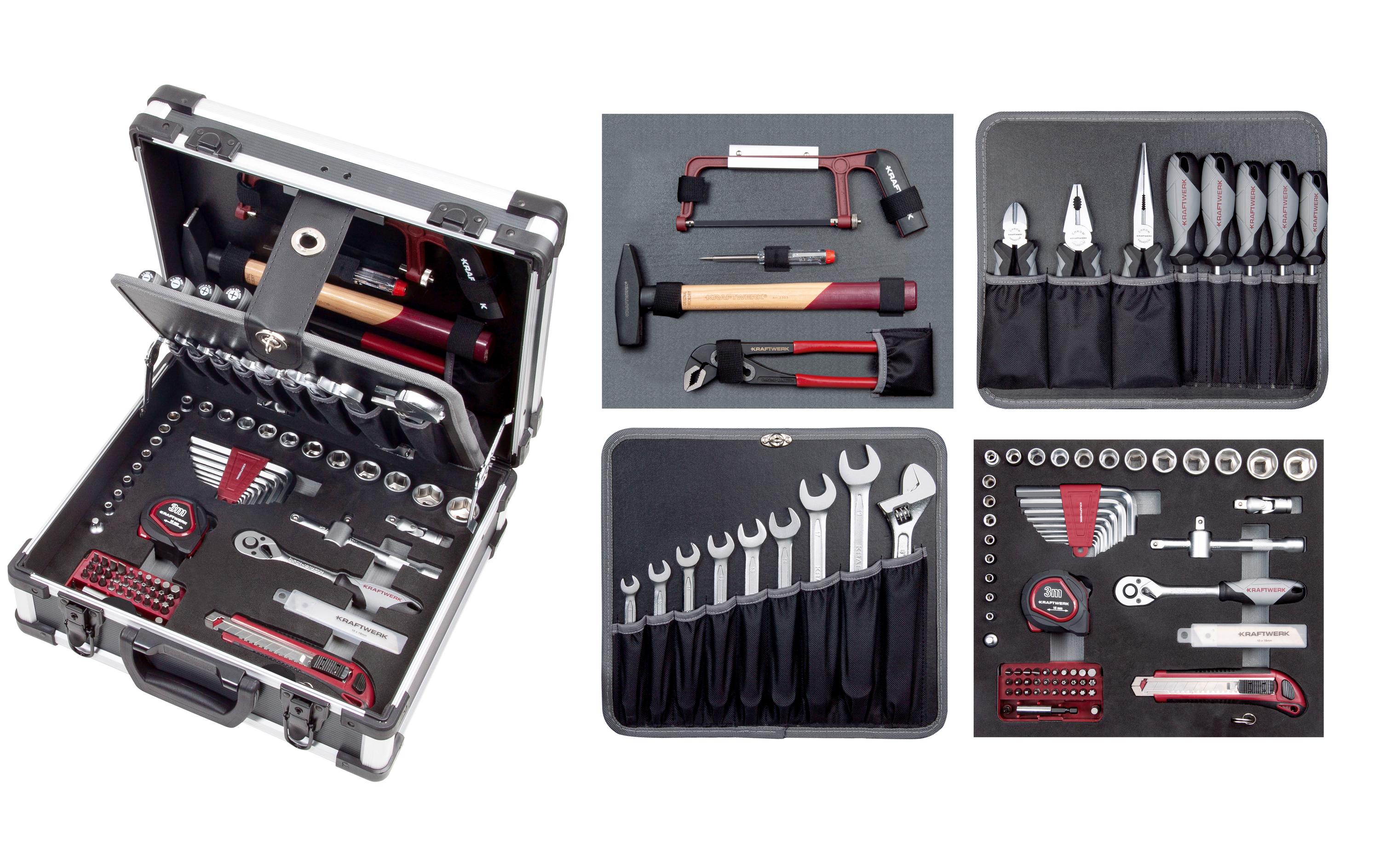 Kraftwerk Werkzeugkoffer Alu B143 102-teilig Kraftwerk Werkzeugkoffer Alu B143 102-teilig