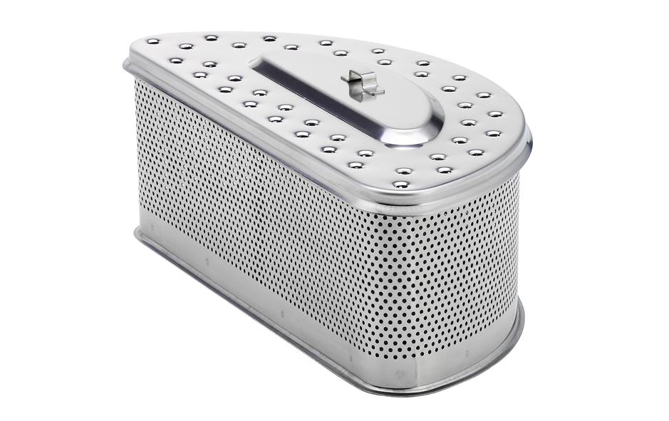 LotusGrill Kohlebehälter Edelstahl XXL Set (2 Hälften)